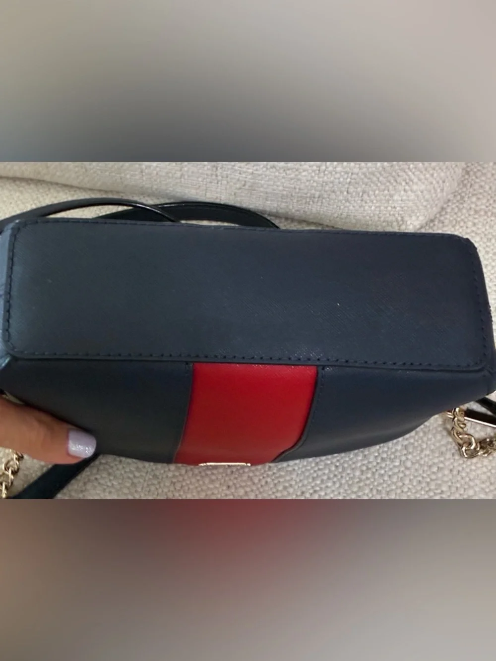 Kate Spade New York
Cameron Street Racing Stripe Hilli 
Crossbdy Bag Leather - Picture 6 of 12